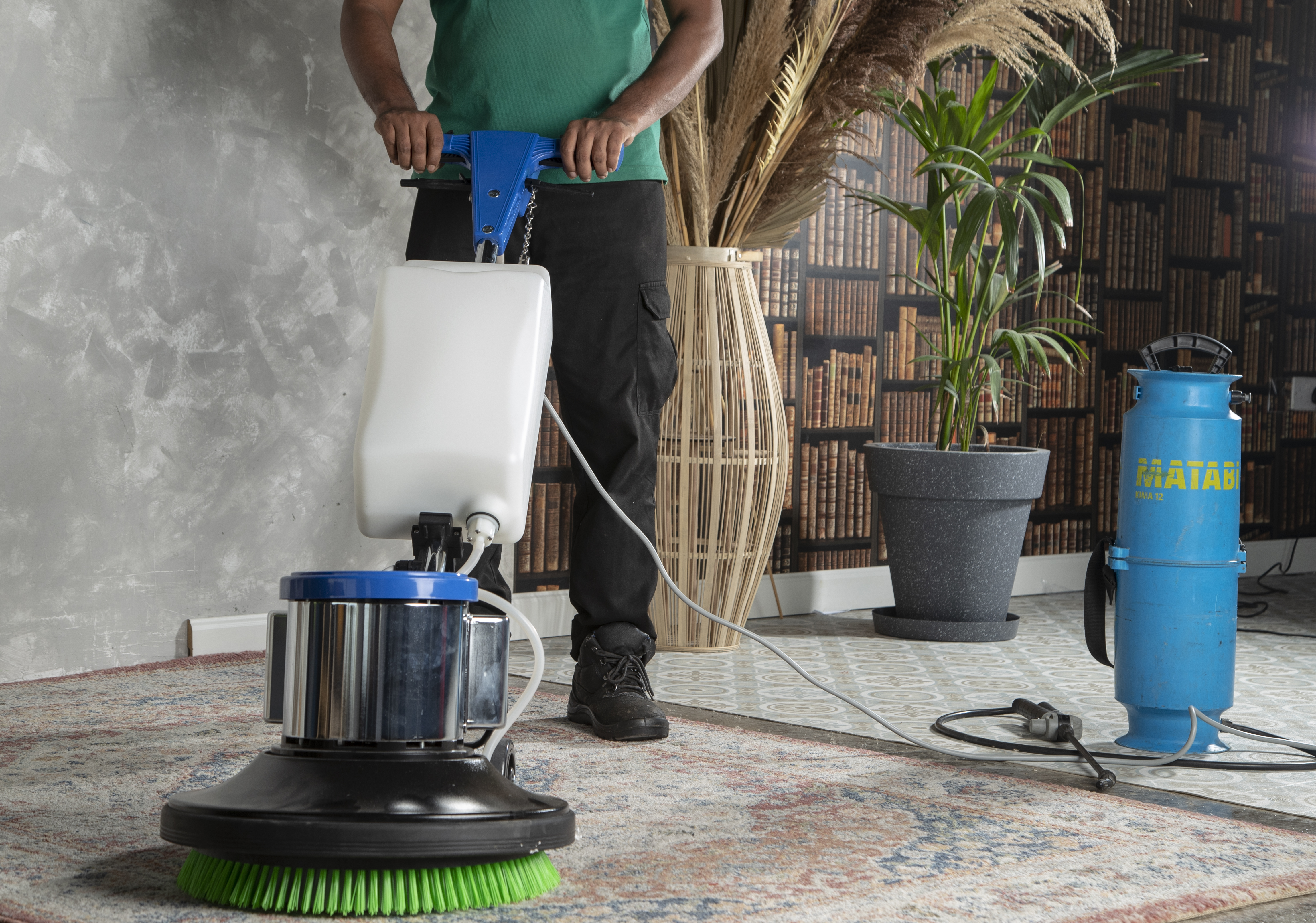 Gulf Eastern Group staff preparing a clean hotel room